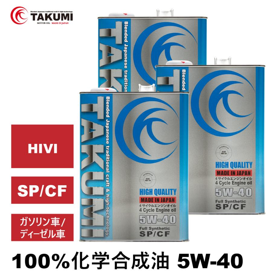 エンジンオイル 12L 5W-40 ガソリン車 ディーゼル車 化学合成油 送料無料 TAKUMIモーターオイル HIGH QUALITY :hq05400403:TAKUMI motor oil - 通販 - Yahoo!ショッピング エンジンオイル 12L 5W-40 ガソリン車 ディーゼル車 化学合成油 送料無料 TAKUMIモーターオイル HIGH QUALITY :hq05400403:TAKUMI motor oil - 通販 - Yahoo!ショッピング