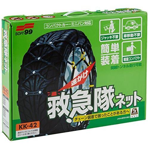 楽天 Soft99 ソフト99 タイヤチェーン Kk 42 救急隊ネット 非金属チェーン Sof Kk 42 期間限定送料無料 Homeofmalones Com