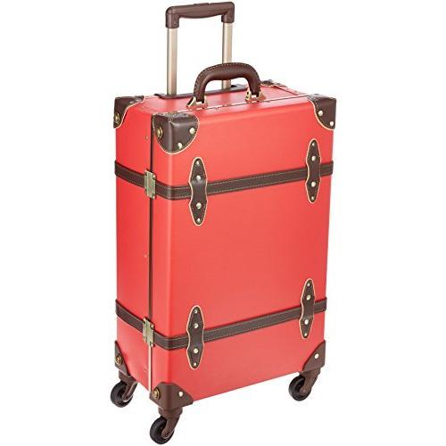 シフレ トランクケース トランクキャリー スタイリッシュなユーラシアトランク 36L 53 cm 3.8kg レッド/ブラウン