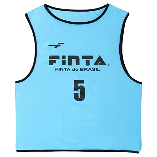 FINTA フィンタ サッカー フットサル ビブス ゲームベスト ジュニアサイズ 10枚セット FT6555 (2200)サックス :a