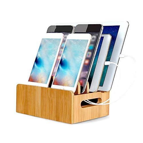 高品質の人気 スマホ タブレット充電器 条件付き送料無料 Asenver Asenver 充電スタンド 多台同時充電スタンド 竹製 収納スタンド 充電ステーション 多機能スタンドiphone Ipad Android Www Threeriversofs Com