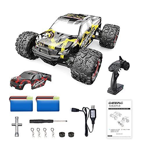 【新商品】 DEERC ラジコンカー オフロード 4WD こども向け 大人向け ブラシレスモーター 60km/h 四輪駆動 高速 1/18RCカー シェ 【2018039266】(12487円)