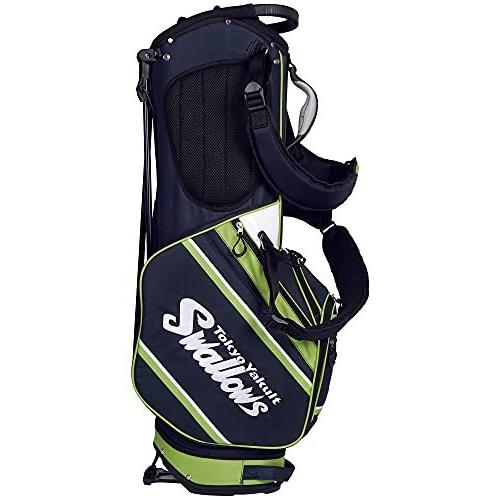 【極美品】 レザックス キャディバッグ 東京ヤクルトスワローズ 9.5型スタンドバッグ ネイビー YSCB-1434 【3017572627】(18672円)