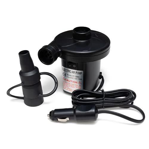 たくみれネットショップ電動空気入れ エアーポンプ シガーソケット式 浮き輪 ゴムボート エアマット 楽々 2way 空気入れ 空気抜き 3種類対応 12v 最大86 オフ