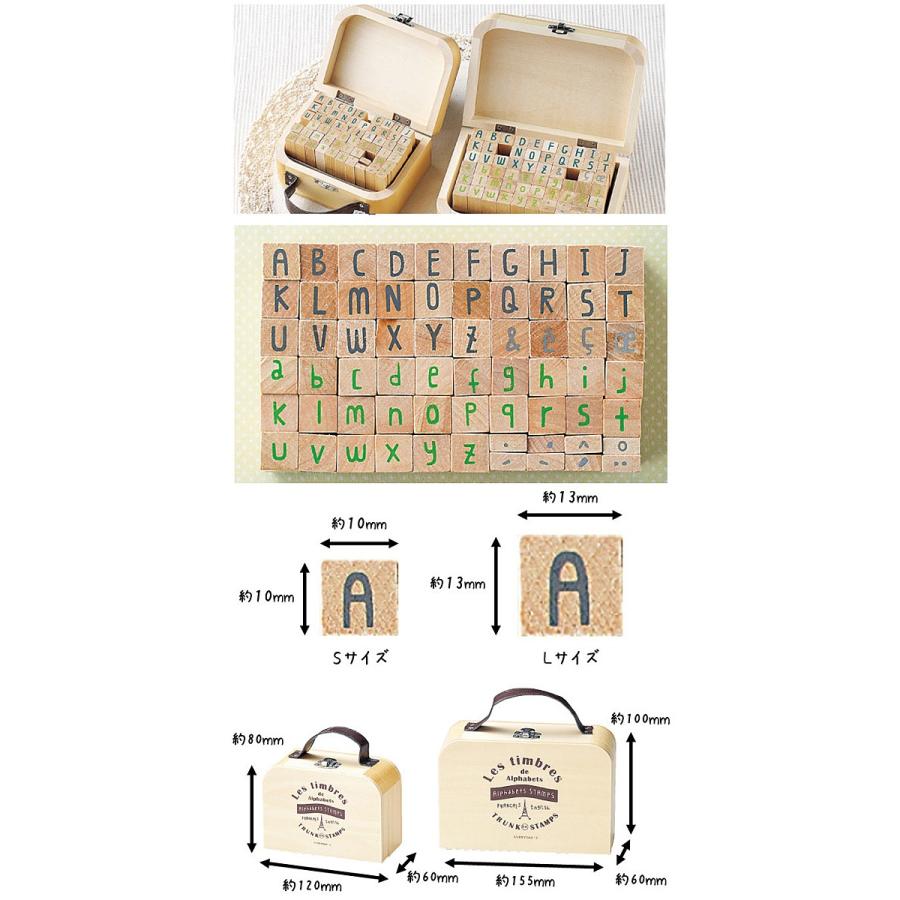 ワンピーススタンプセット トランク スタンプ アルファベット（S） 64種類 スタンプセット