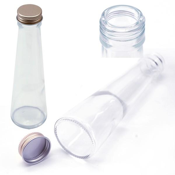 ハーバリウム 円錐ガラス瓶 100cc 10本セット キャップ付 硝子ビン