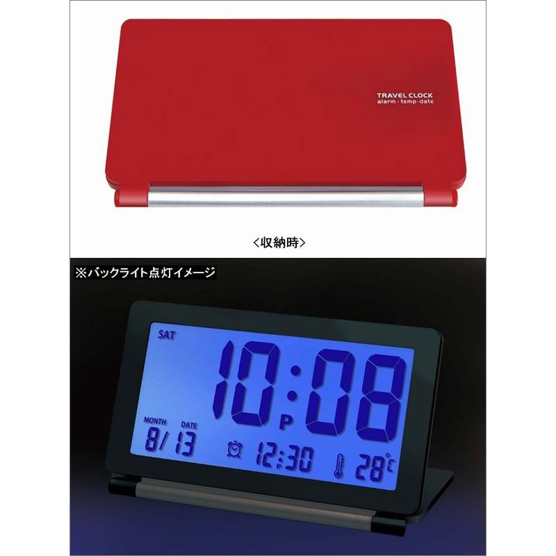 誠時 ピアット LS-014 トラベルクロック 目覚まし時計 Piatto