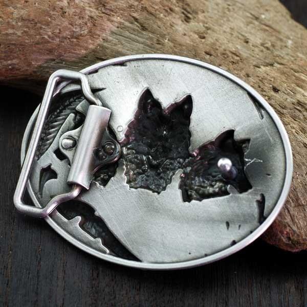 メタルバックル ウルフ ベルトをカスタマイズ バックルのみ : 匠ー