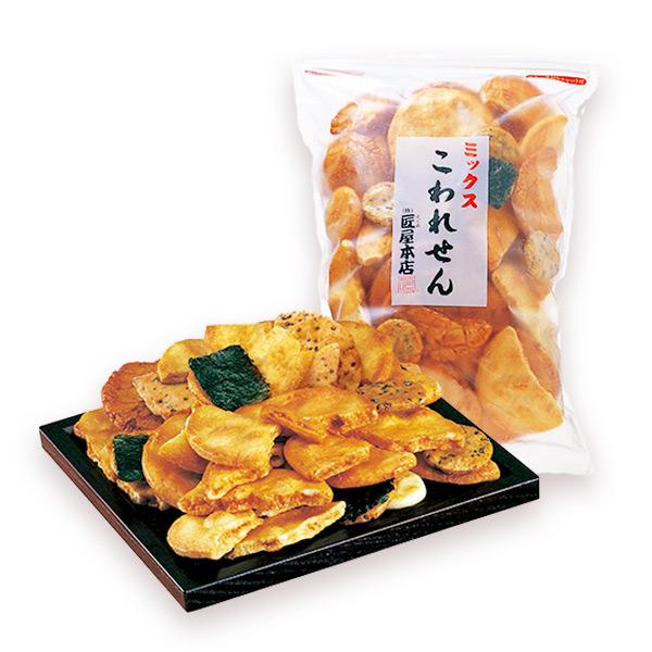 びっくりするぐらい美味しくないせんべえ こわれミックス(360g) お楽しみ わざわざ割った こわれせん おやつ