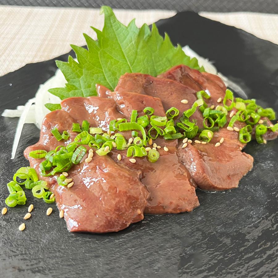 天然 馬レバー レバ刺し 約50g×5パック 馬肉 馬刺し 馬レバ刺し 生食用 冷凍真空 食べきりサイズ ヘルシー ギフト お取り寄せ｜takumiya-miyazaki