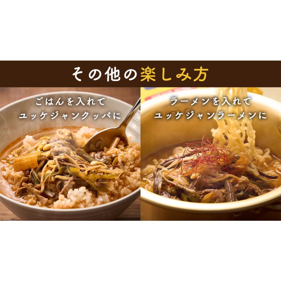 深夜のユッケジャン 1袋 400g (1人前) 4袋セット ユッケジャン TAKUNABE 本格 鍋 料理 お取り寄せ スープ グルメ ギフト 食品  母の日 プレゼント｜takunabe｜11