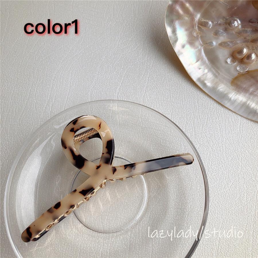 バンスクリップ ヘアクリップ ヘアアクセサリー 大きめ メタル