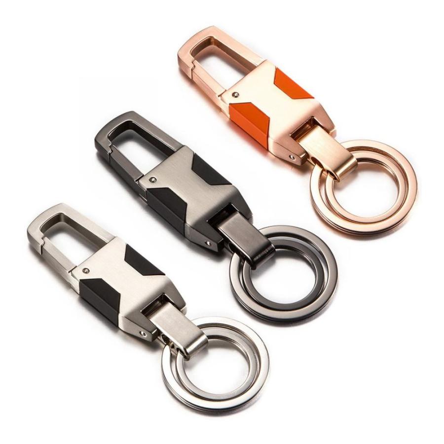 ネコポス あすつく 翌日着 カラビナフック 高級感漂う 高機能 Wリング キーホルダー 車 家 鍵 19 0322 324 Bagus 通販 Yahoo ショッピング