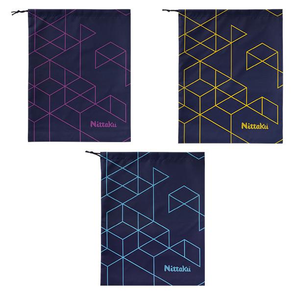 Nittaku ニッタク ラインシューズサック ade0140 卓球シューズケース シューズバッグ 靴袋 | Nittaku