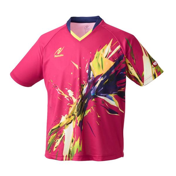ニッタク   ブライトバーストシャツ   卓球 ユニフォーム トップス キッズ ジュニア メンズ レディース 半袖   ADG0266 | Nittaku | 02