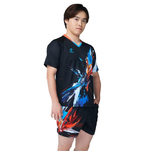 ニッタク   ブライトバーストシャツ   卓球 ユニフォーム トップス キッズ ジュニア メンズ レディース 半袖   ADG0266 | Nittaku | 09