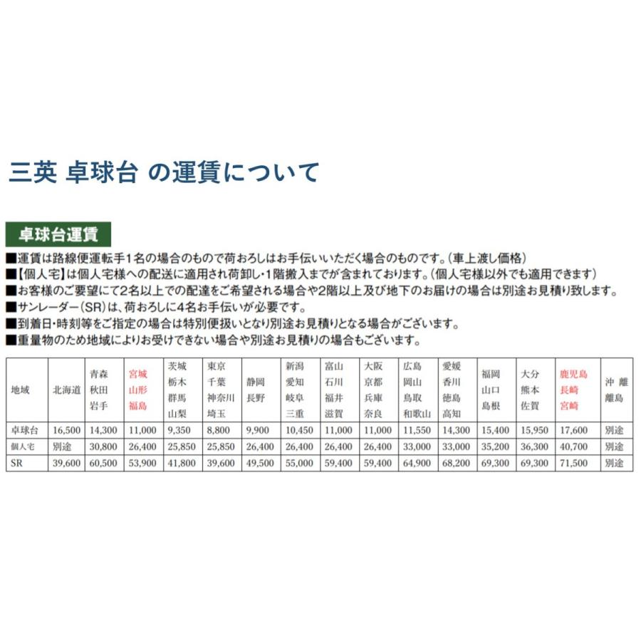 匿名！送料無料！ 卓球台 国際規格 家庭用 テーブルテニス SAN-EI 三英 sat0004 Absolute-W Advanced (ブルー) (14-332) 【B4185456557】(151844円)
