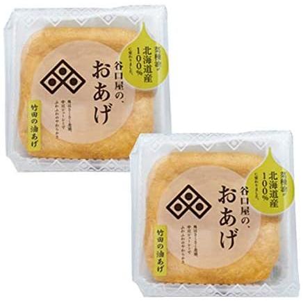谷口屋 竹田 油揚げ 2枚セット 厚揚げ 福井県 お土産 あぶらあげ 贈り物 ギフト（Yahoo!・イロカグショップ）