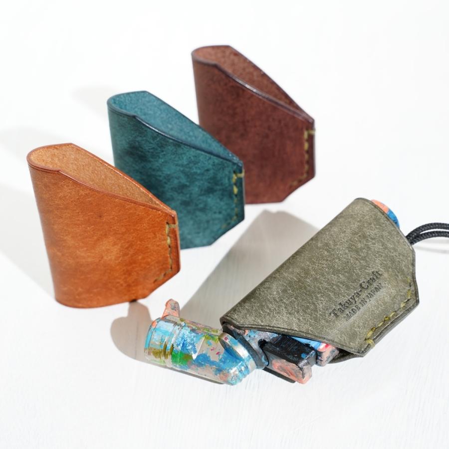 全12色 SOTO マイクロトーチカバー プエブロ 手染めレザー レザー