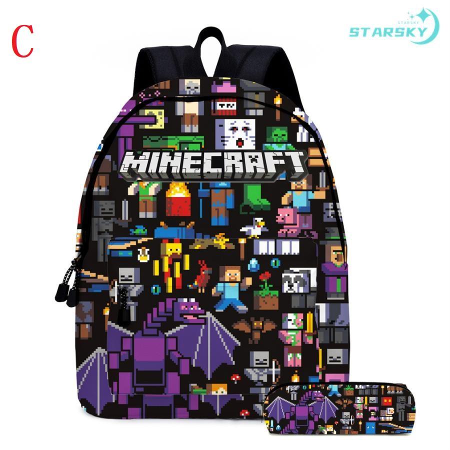 マインクラフト リュック 2点セット 鞄と筆箱 子供用 リュック マインクラフト リュック 2点セット 鞄と筆箱 子供用 リュック