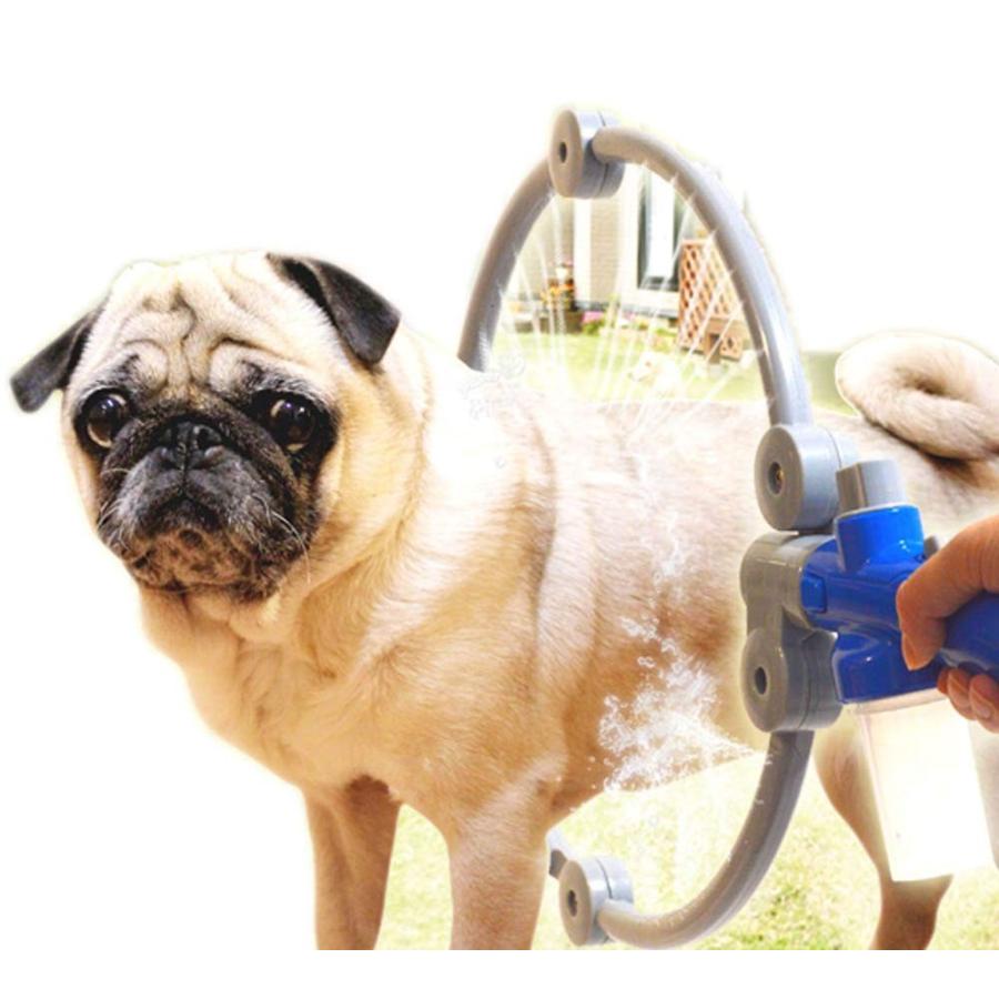 ペット用シャワー リング シャンプー 犬専用シャワーヘッド 中型犬 大型犬 お風呂 アウトドア専用 Cianilugano Ch