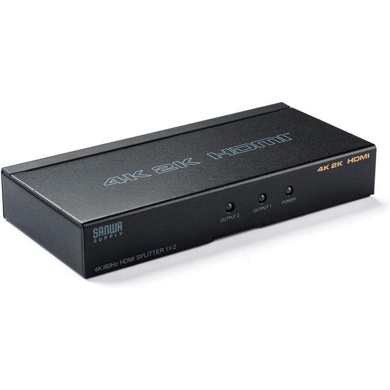 サンワダイレクト HDMI分配器 1入力2出力 同時出力 4K / 60Hz 対応 HDCP2.2対応 400-VGA013 たのめーる】サンワダイレクト HDMI分配器(1入力2出力 4K/60Hz