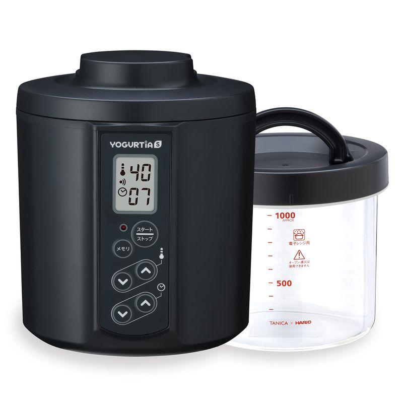 ヨーグルティア ガラス容器付 2023年最新TANICA 新型 ヨーグルティアS ガラス容器セット 温度