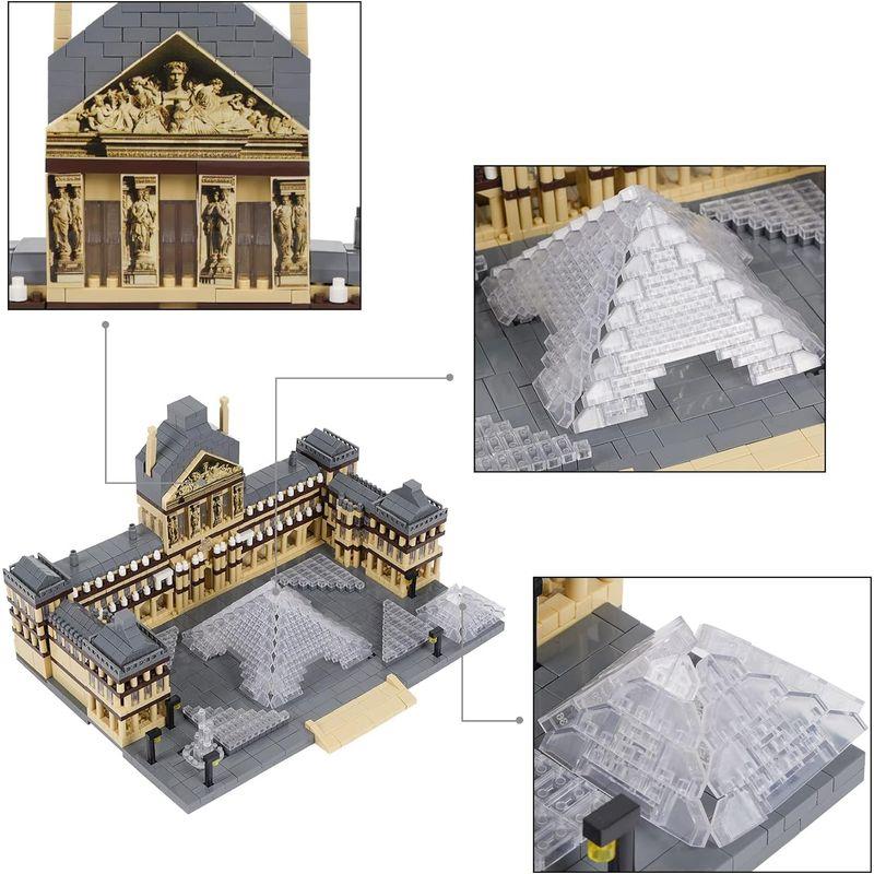 LULUFUN ルーヴル美術館 マイクロブロック ブロックセット LULUFUN ルーヴル美術館 マイクロブロック ブロックセット