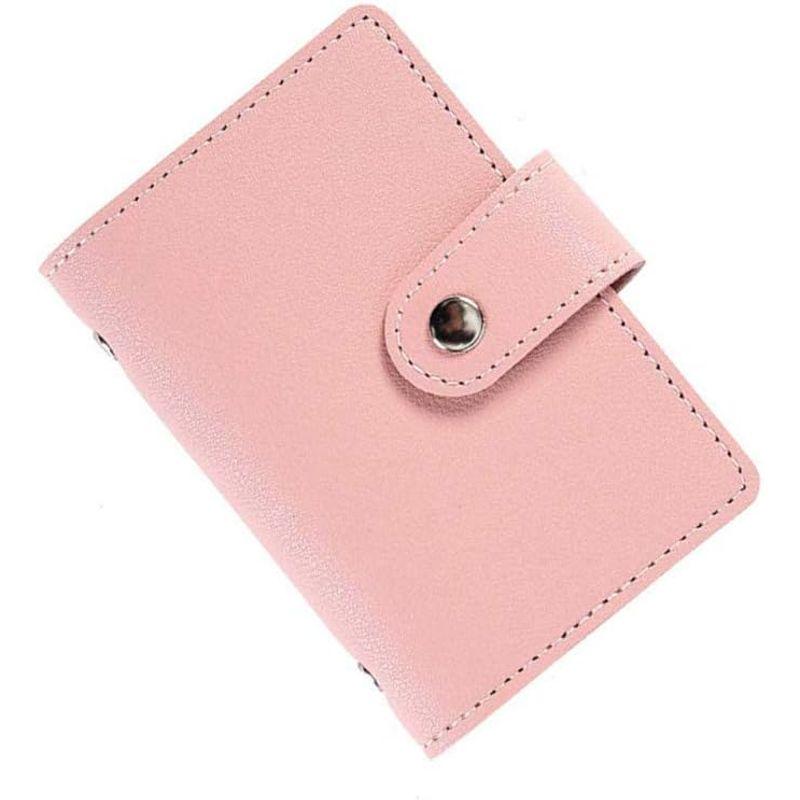 JERLA カードケース クレジットカードケース 薄型 革 レザー 磁気防止 スキミング防止24枚収納 (ピンク)｜tam-store｜06