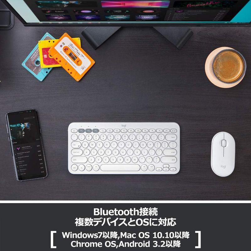 ロジクール ワイヤレスキーボード 無線 キーボード 薄型 小型 K380OW Bluetooth ワイヤレス Windows Mac iOS｜tam-store｜07