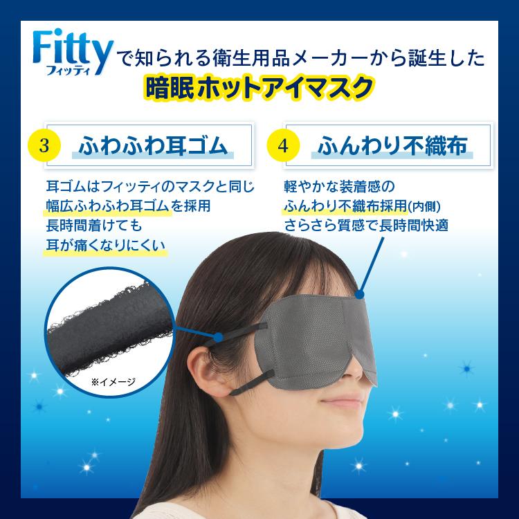 グーナイト 暗眠ホットアイマスク 3セット入 無香料 : Fitty公式タマ