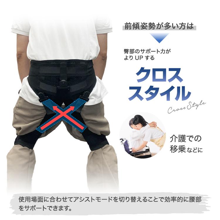 ホルドン モーションアシスト コルセット 黒 ブラック S 腰回り 60 〜 80 cm 男女兼用 上げ下げ 立ち仕事 動作 アシスト 楽 軽減 手洗い | タマガワエーザイ | 12