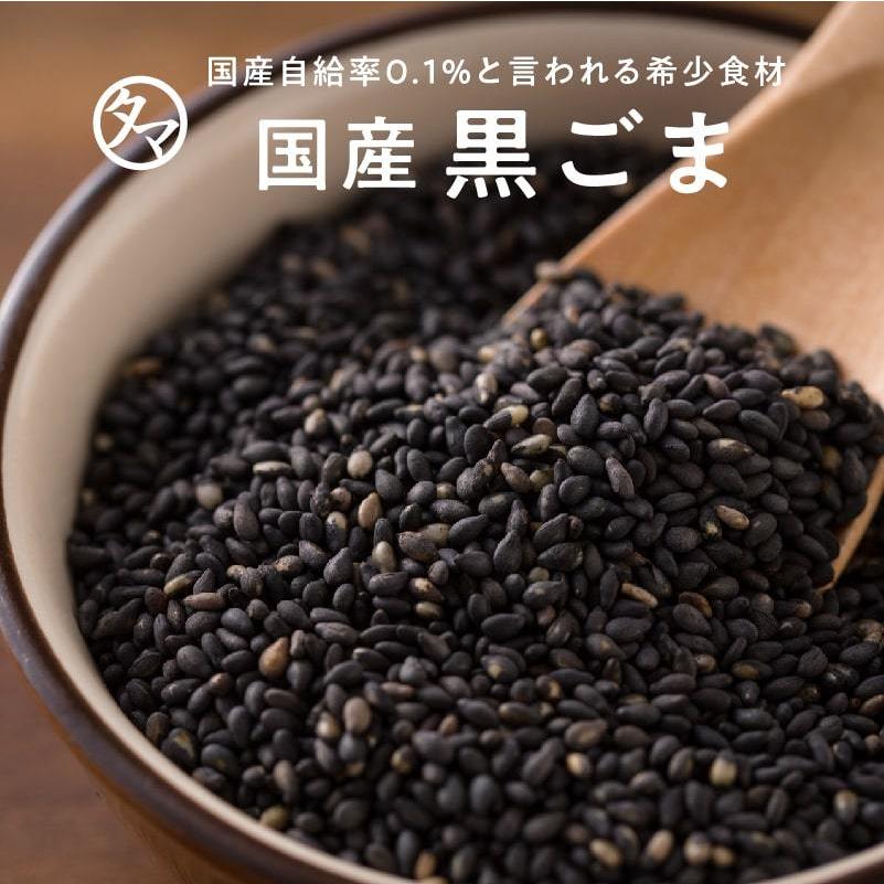タマチャンショップ 煎りごま 国産 黒 70g 胡麻 ゴマ 農薬不使用 国内