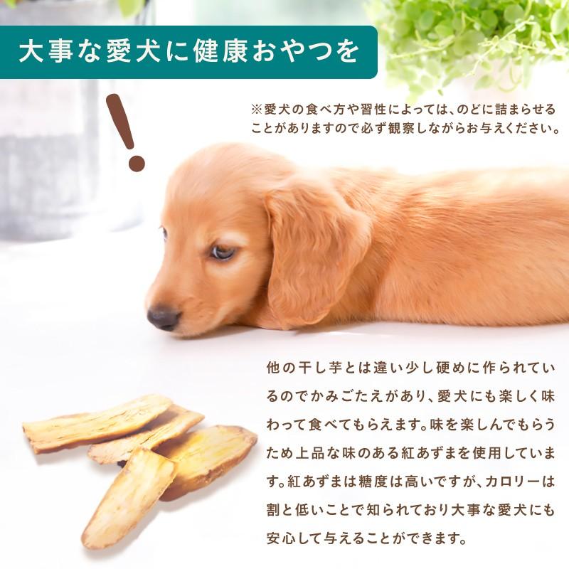 ほしいもだワン！150g 干し芋 天日干し 自然 食品 紅あずま ペット フード いぬ 犬 ドッグ 国産 おやつ 数量限定 送料無料｜tamachanshop｜02