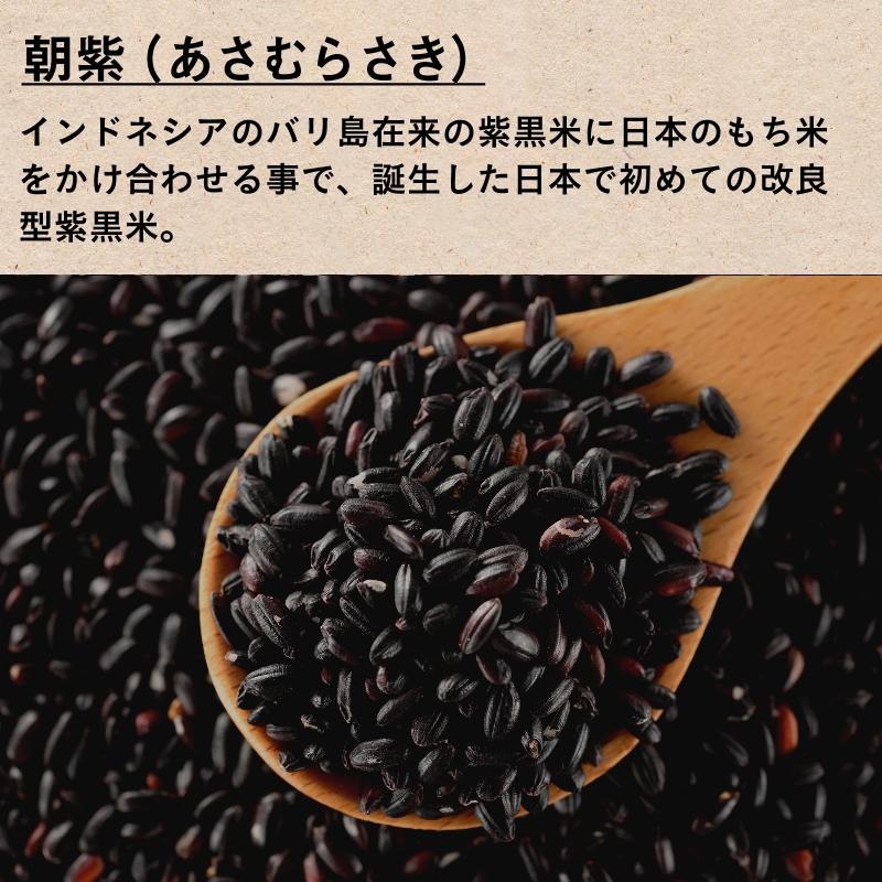 黒米 1kg (250g×4袋) 九州産 国産 雑穀 雑穀米 古代米 お米 クロマイ 減農薬 黒紫米 業務用 送料無料｜tamachanshop｜03