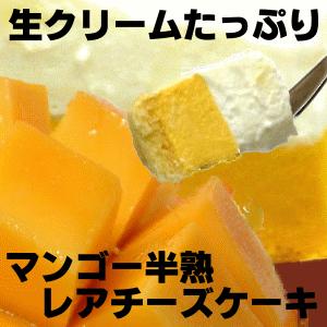パティシエ自慢のとろーり濃厚 生クリームマンゴーレアチーズケーキ 送料無料 タマチャンショップ 通販 Paypayモール