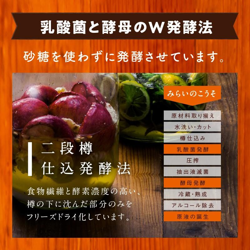 3袋セット 美粉屋 みらいのこうそ 100g 酵素 補酵素 ビタミンC 酵母 麹 配合 ドリンク サプリ 美粉屋 ファスティング 断食 ダイエット 糖質制限 送料無料｜tamachanshop｜10