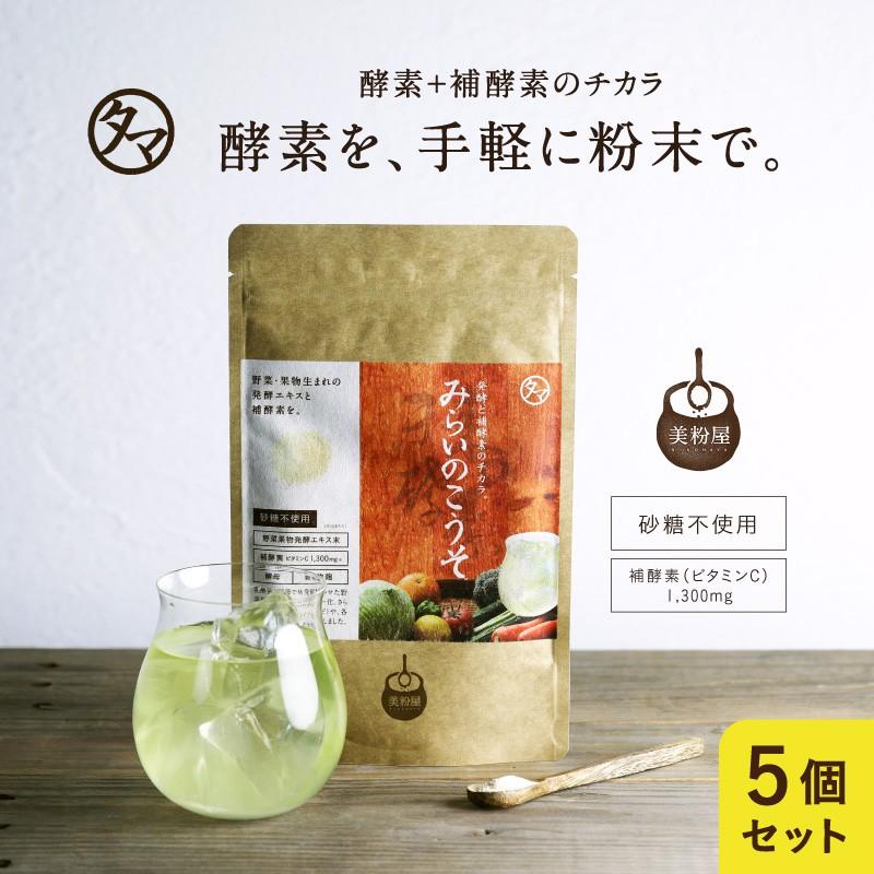 タマチャンショップ 酵素 みらいのこうそ 美粉屋 100g ドリンク