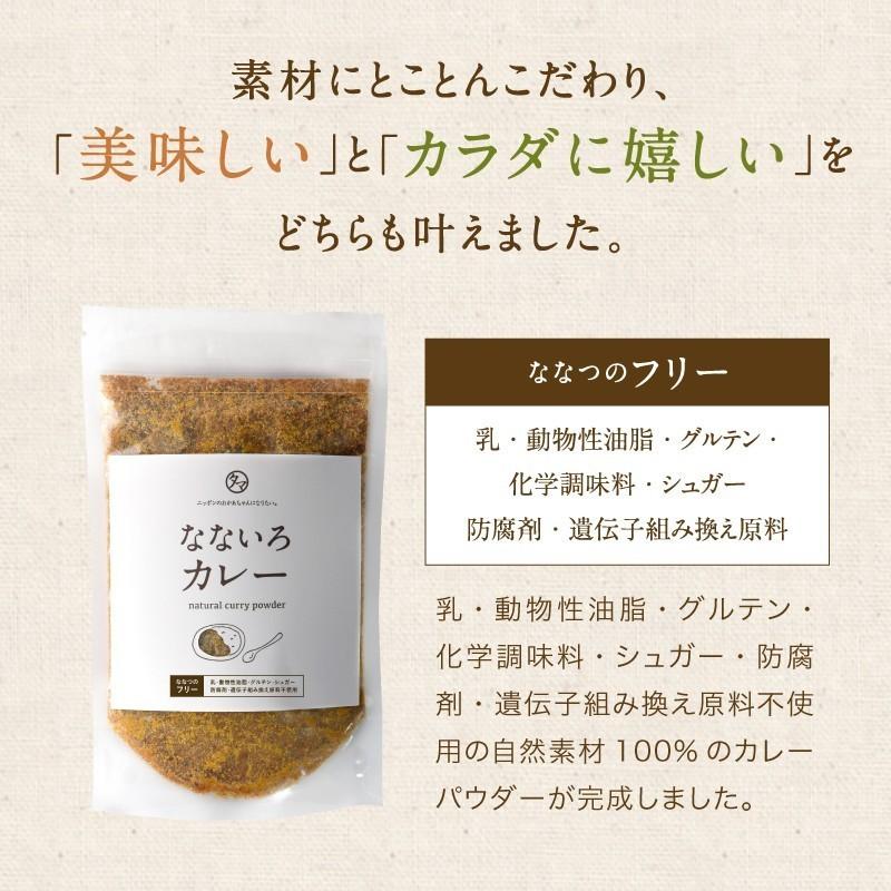 なないろカレー 甘口＆辛口セット タマチャン×鈴木亜美 共同開発 カレー パウダー 粉末 調味料 添加物 フリー 有機オーガニックスパイス キャンプ飯 送料無料｜tamachanshop｜03