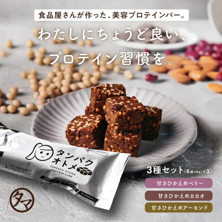 タマチャンショップ タンパクオトメキューブ たんぱく質 25種類