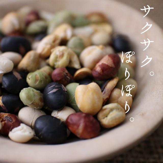 タマチャンショップ 煎り豆 ミックス ななつのしあわせ 200g 無塩 大豆