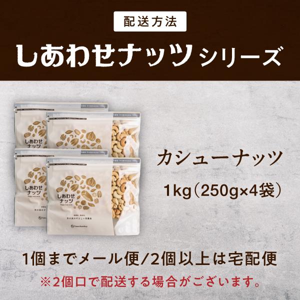 カシューナッツ 1000g (250g×4袋) ナッツ インド産 無塩 無油 ロースト 素焼き 焙煎 スイーツ おやつ おつまみ お菓子 小分け 食品 健康食品 送料無料｜tamachanshop｜03