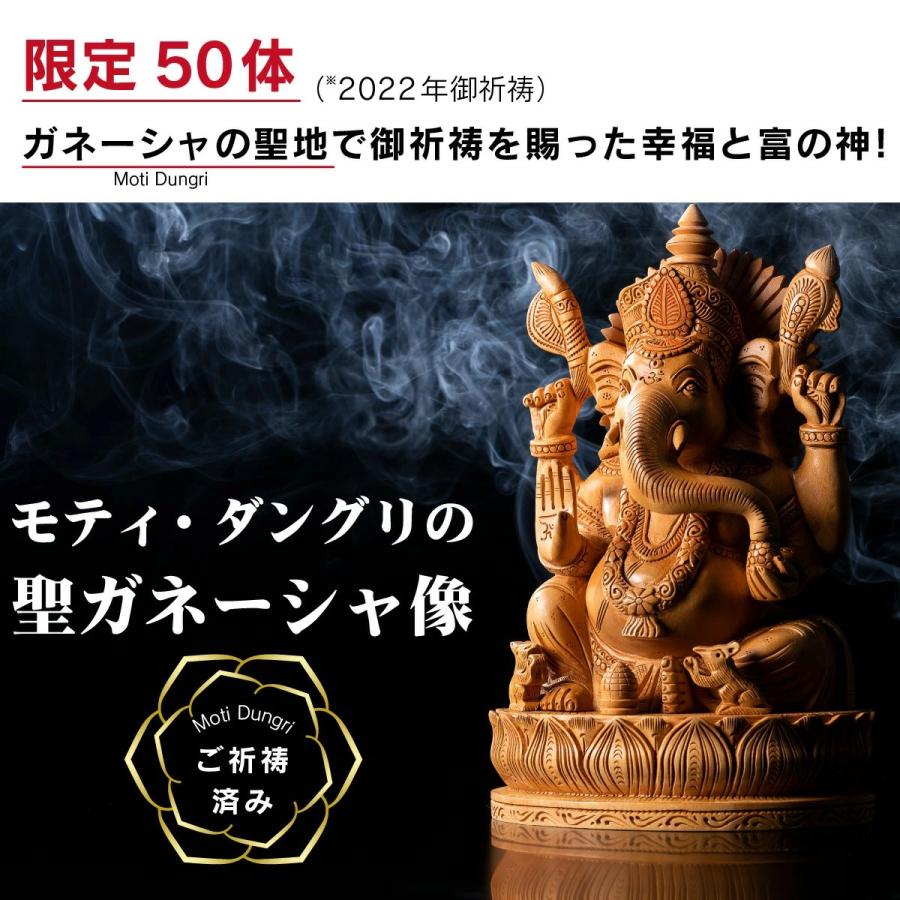 開運 モティ・ダングリ 聖ガネーシャ像 御祈祷 財運 像 頭 神