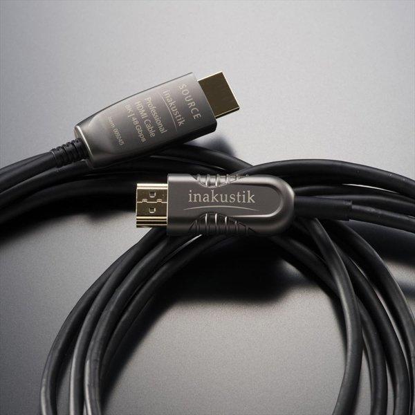 オーバーのアイテム取扱☆ inakustik HDMIケーブル HDMI 2.1 OPTICAL FIBER CABLE 15m インアクースティック  AV、テレビ用HDMIケーブル 15.0m