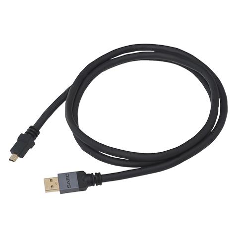 SAEC オーディオUSBケーブル STRATOSPHERE SUS-020 USB A-USB miniB 0.7m サエク｜tamagawaaudio
