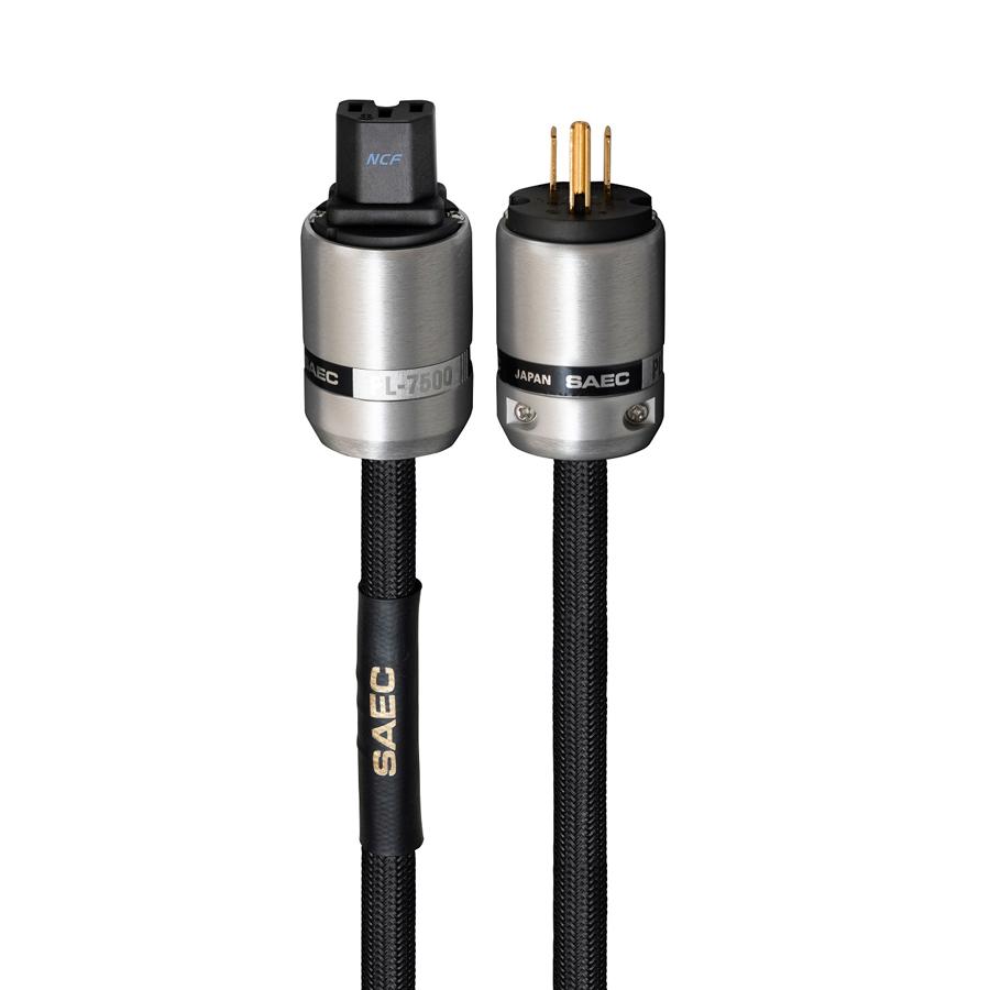SAEC 電源ケーブル PL-7500 2m サエク オーディオ電源ケーブル 2.0m_1