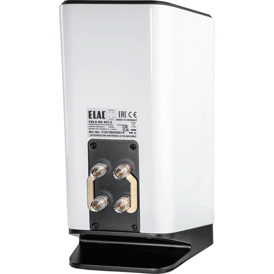 ELAC（エラック） スピーカー VELA BS403.2 ホワイト・ハイグロス ペア