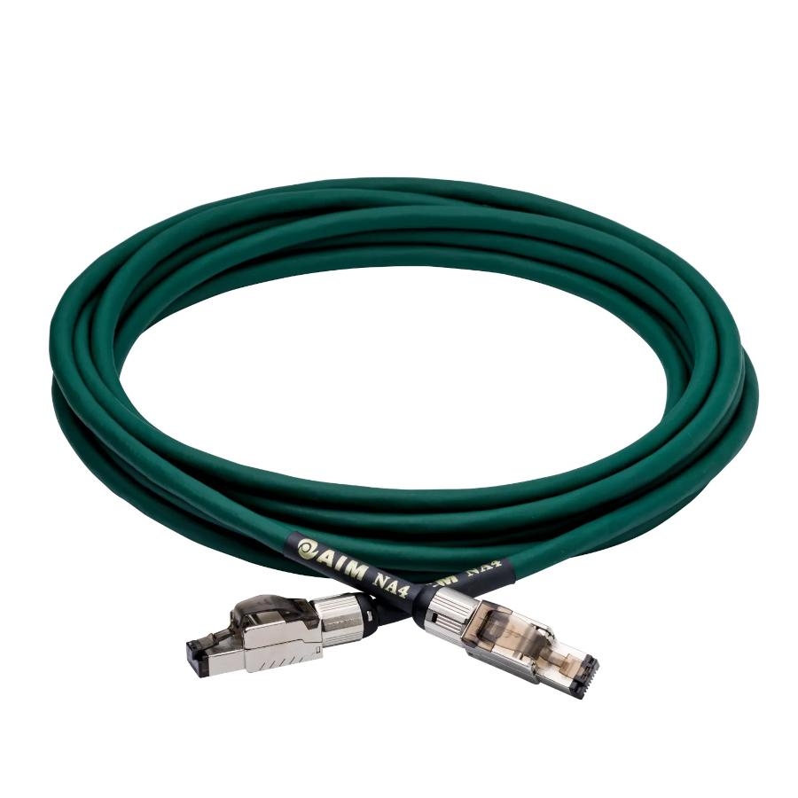 AIM オーディオLANケーブル SHIELDIO NA4-050 5m グリーン エイム電子 5.0m_1