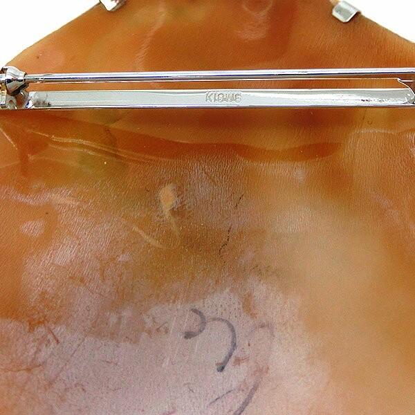 【希少品】 ブローチ K18WG(18金) ホワイトゴールド シェルカメオ ボーラ BORA イタリア ペンダントトップ ジュエリー 1点もの 【2801589509】(101640円)