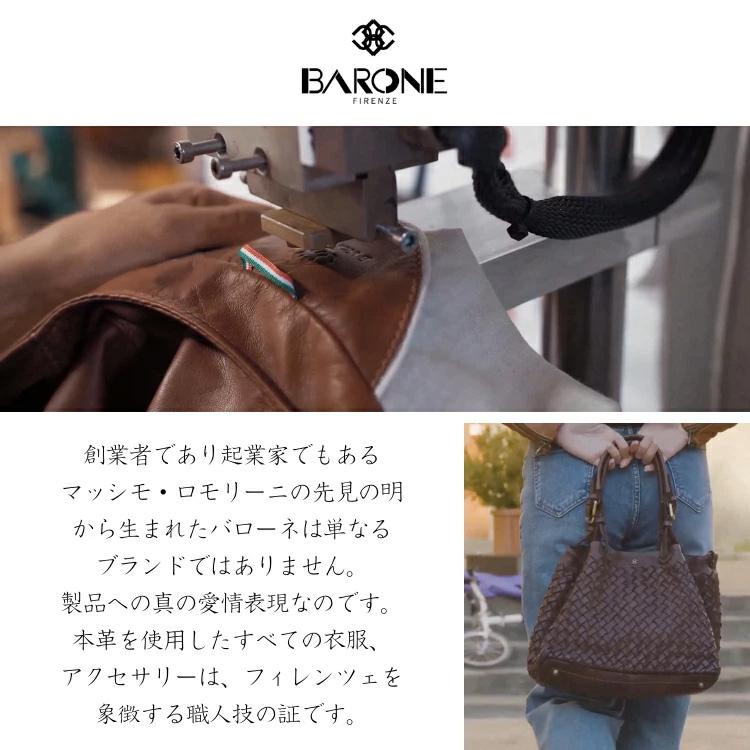 ショルダーバッグ バローネ 本革 レザー イタリア 2way フラワー 